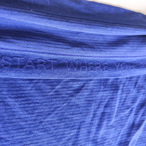 Limited Edition Lululemon Swiftly Tech Long Sleeve 2.0 Shirt — Size 10 Blue - Picture 8 of 9